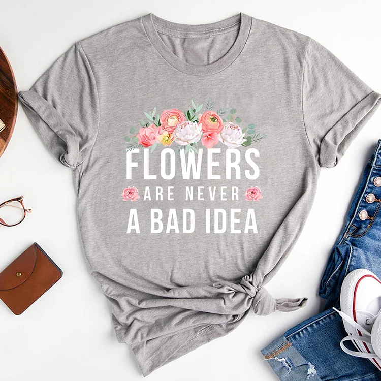 ANB - Flowers are never a bad idea T-Shirt-08310