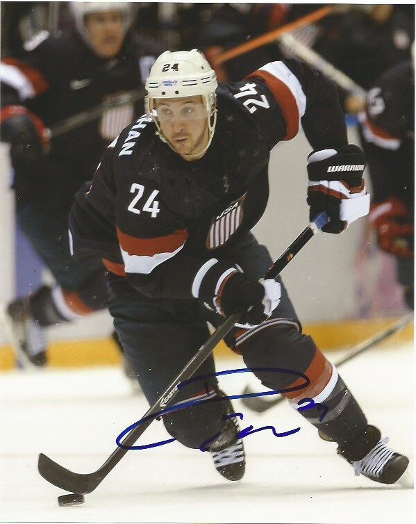 Team USA United States Ryan Callahan Autographed Signed 8x10 Photo Poster painting COA B