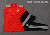 Joyfball 2025/2026 Flamengo Half-Pull Training Suit Red Retro version Football Shirt 1:1 Thai Quality