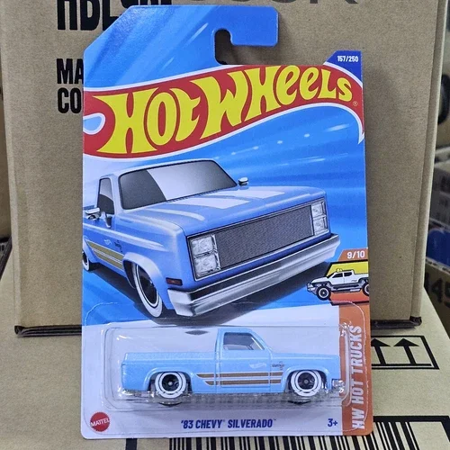 Dronehint 2025 HOT WHEELS MAINLINE CASE H '83 CHEVY SILVERADO HW HOT TRUCKS  Toy