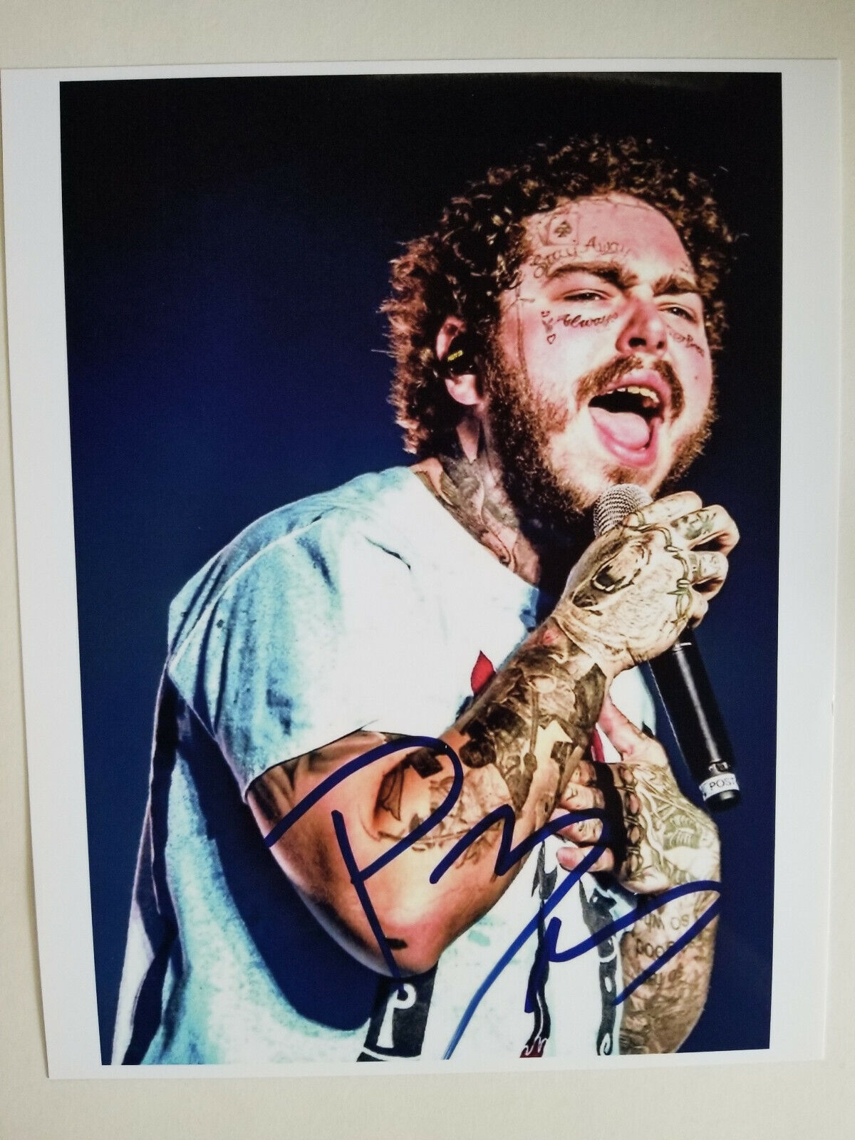 Post Malone Signed 8x10 Photo Poster painting RP -  ShipN!