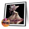 Elegante Dame - speziell geformte Diamond Painting - 30*30cm