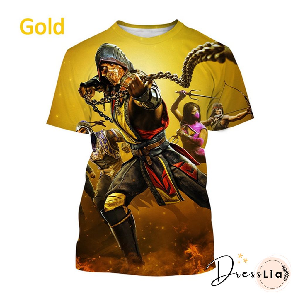 New Mens Fashion Print T-Shirt