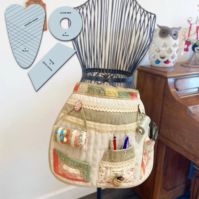 Sewing Organizer Apron Templates - Include Instructions
