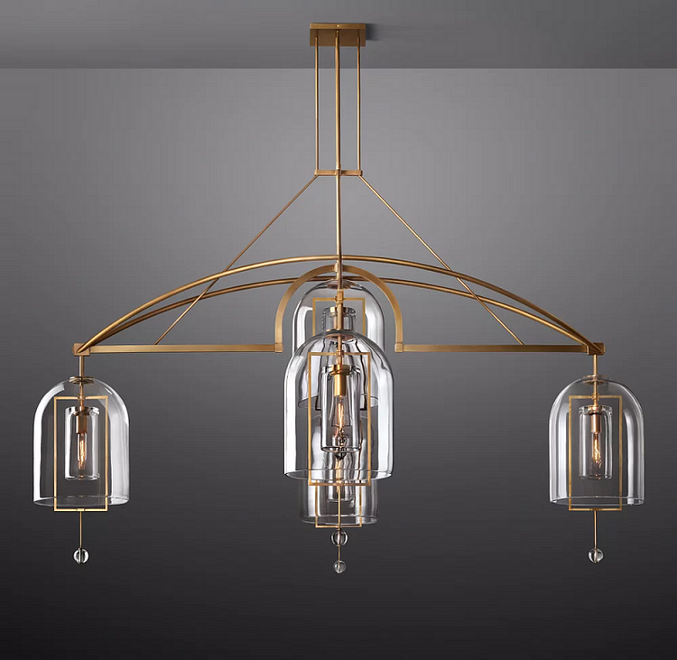 Fulcrum Modern Round Chandelier 85" Vjlight