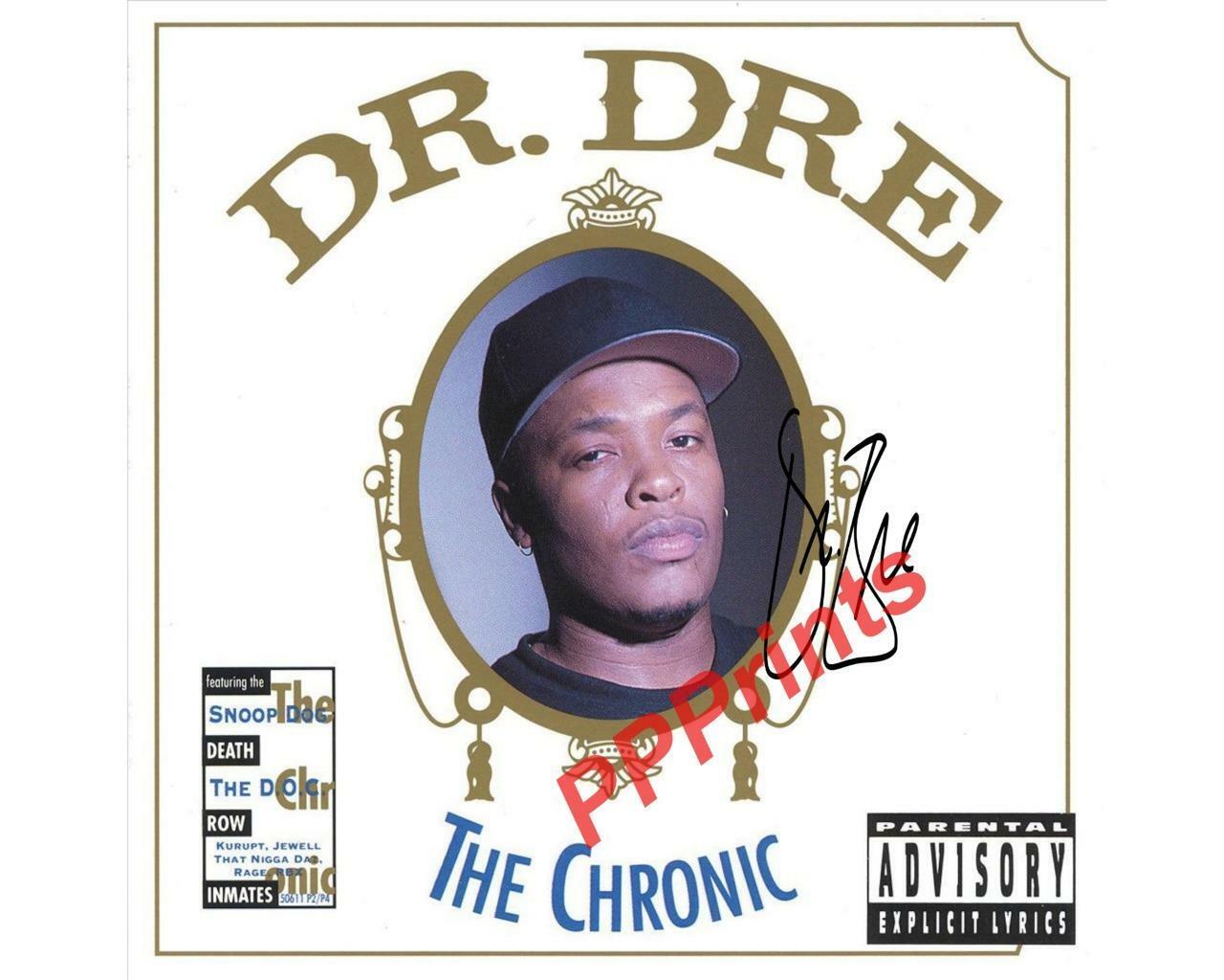 DR. DRE THE CHRONIC SIGNED AUTOGRAPHED 10X8 REPRODUCTION Photo Poster painting PRINT