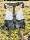 Outdoor Fishing Vest Multi-Pockets Oxford Cloth Sea Fishing Coat for Adult&Teen