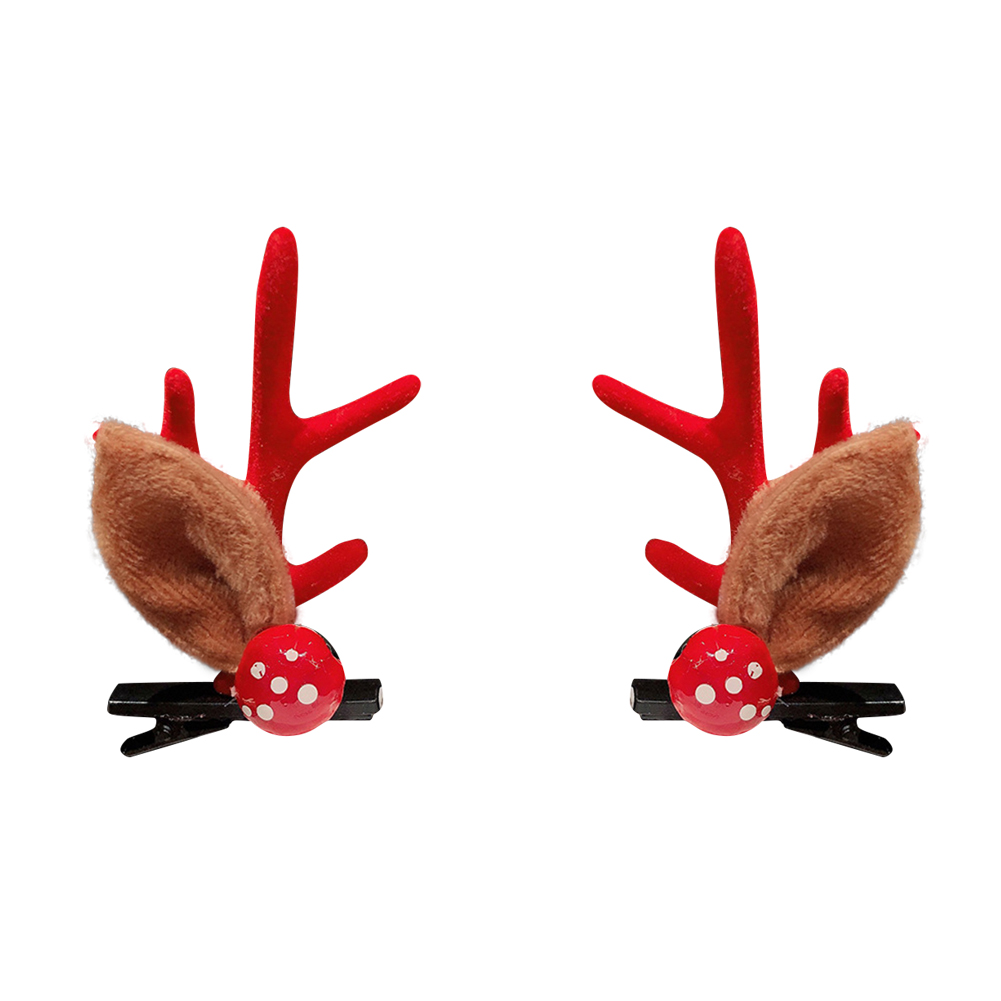 

1 Pair Korean Christmas Antler Hair Clip Women Kid Hairpin Hair Accessories, 501 Original