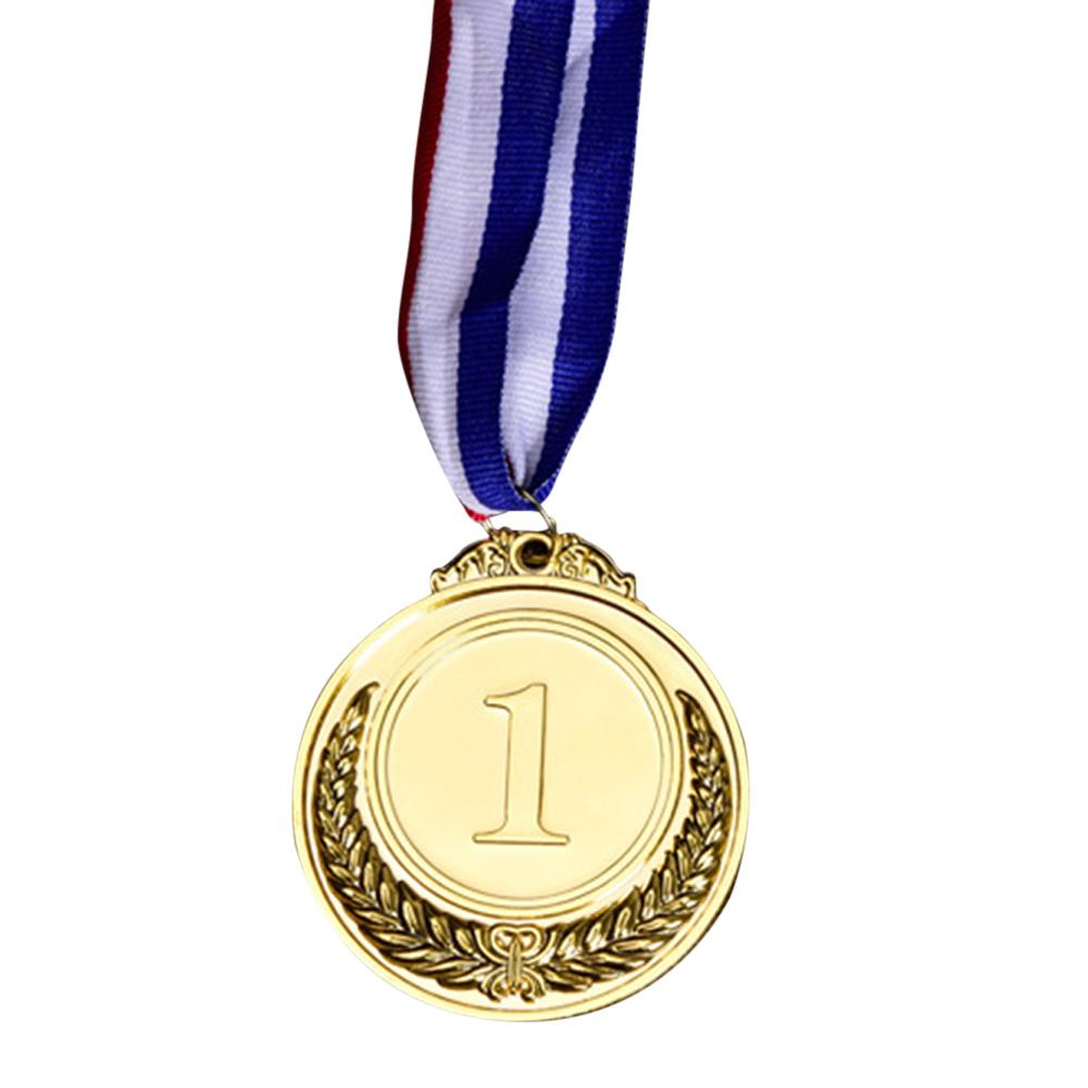 

10pcs Children Award Medal Winner Reward Badge Outdoor Game Prize(Gold 1), 501 Original