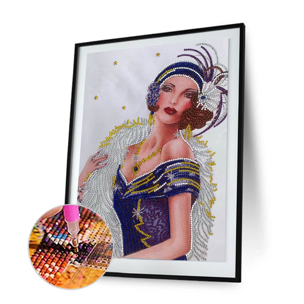 Lady-Crystal Rhinestone Diamond Painting