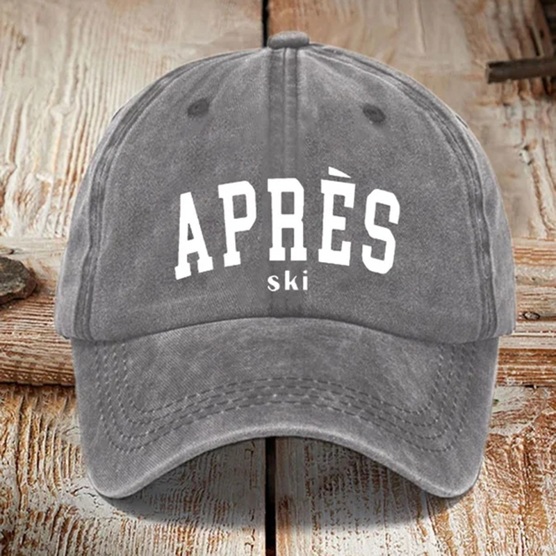 Comstylish Unisex Aprés Ski Letter Printed Hat
