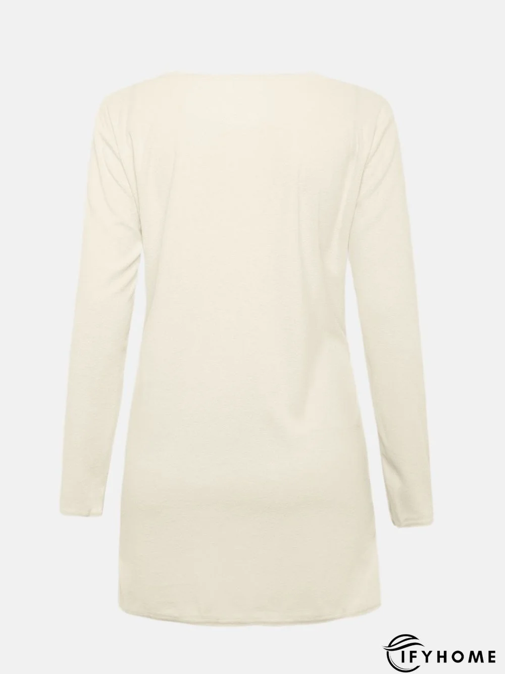 Fluffy Zipper Long Sleeve Casual H-line Sweater | IFYHOME