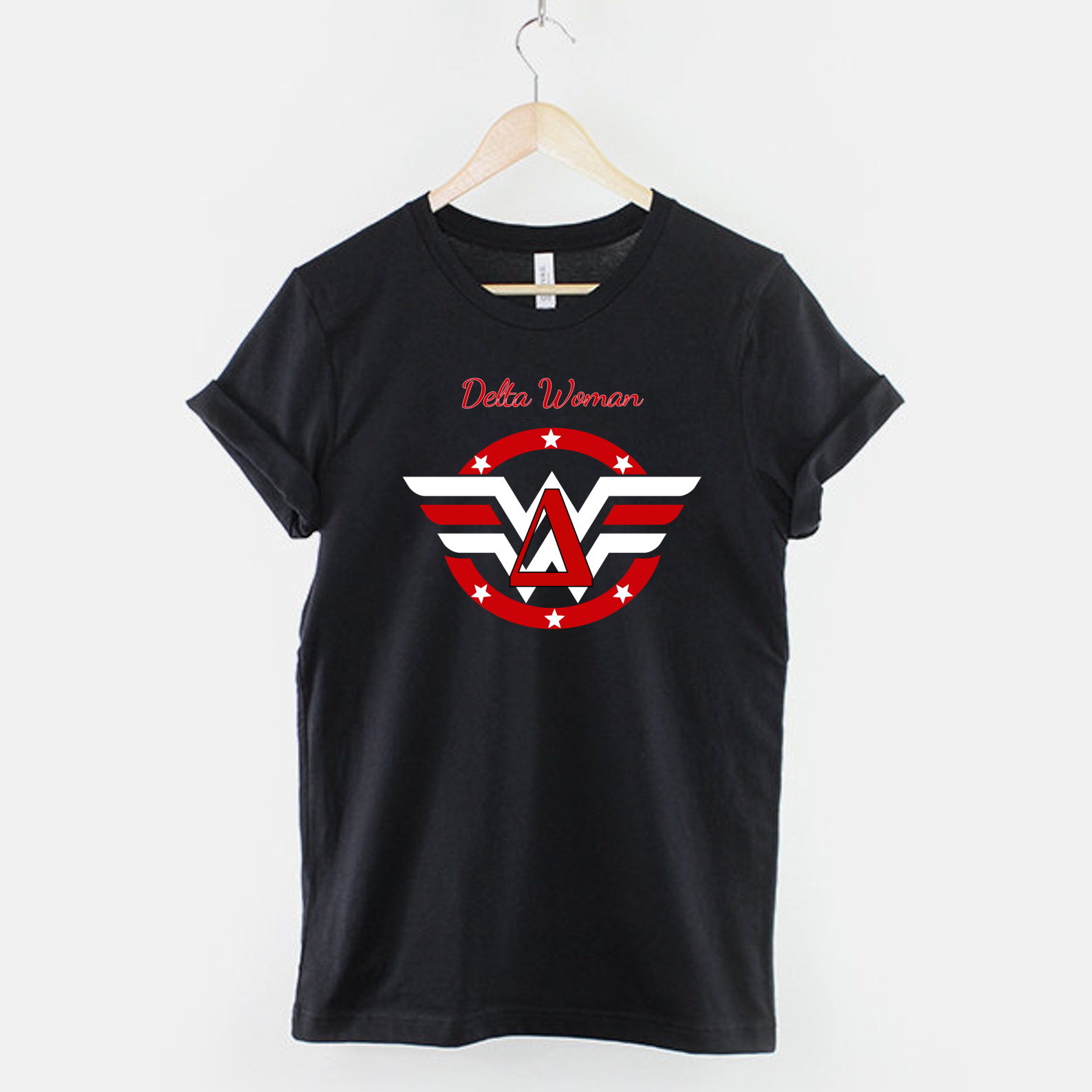 Delta Sigma Theta Delta Woman Super Hero T-shirt