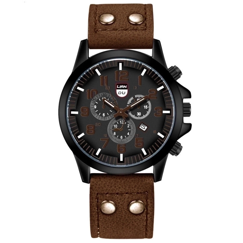 Fashion Geometric Buckle Quartz Men’s Watches