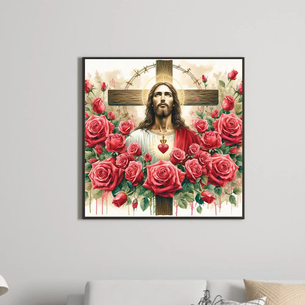 Diamond Painting - Full Round Drill - Jesus(Canvas|40*40cm)