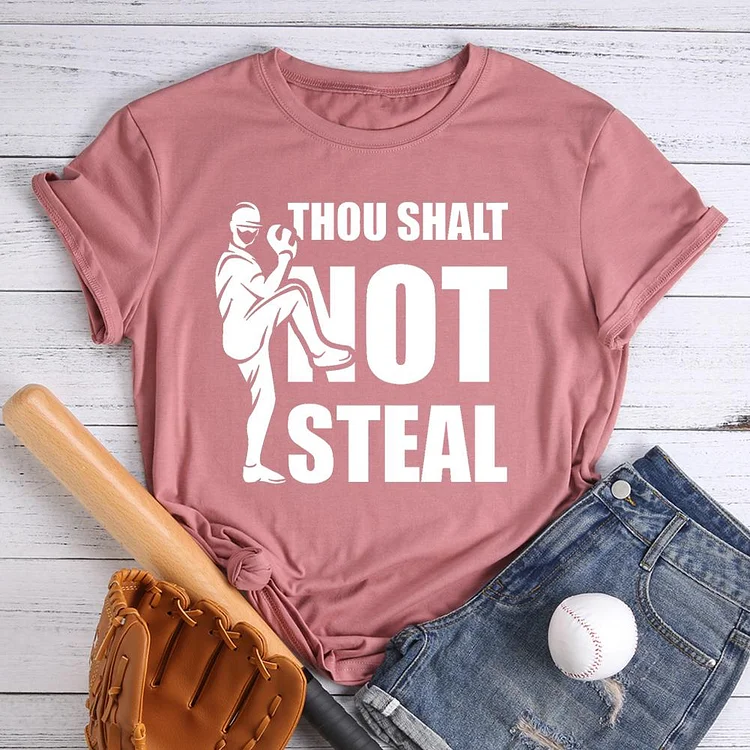 AL™ Thou shalt not steal  T-shirt Tee -06496-Annaletters