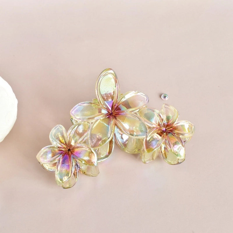 Cute Women’s Flower Plastic Hair Claws