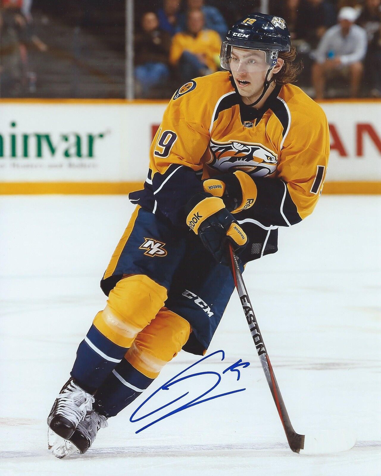 Calle Jarnkrok Signed 8x10 Photo Poster painting Nashville Predators Autographed COA B