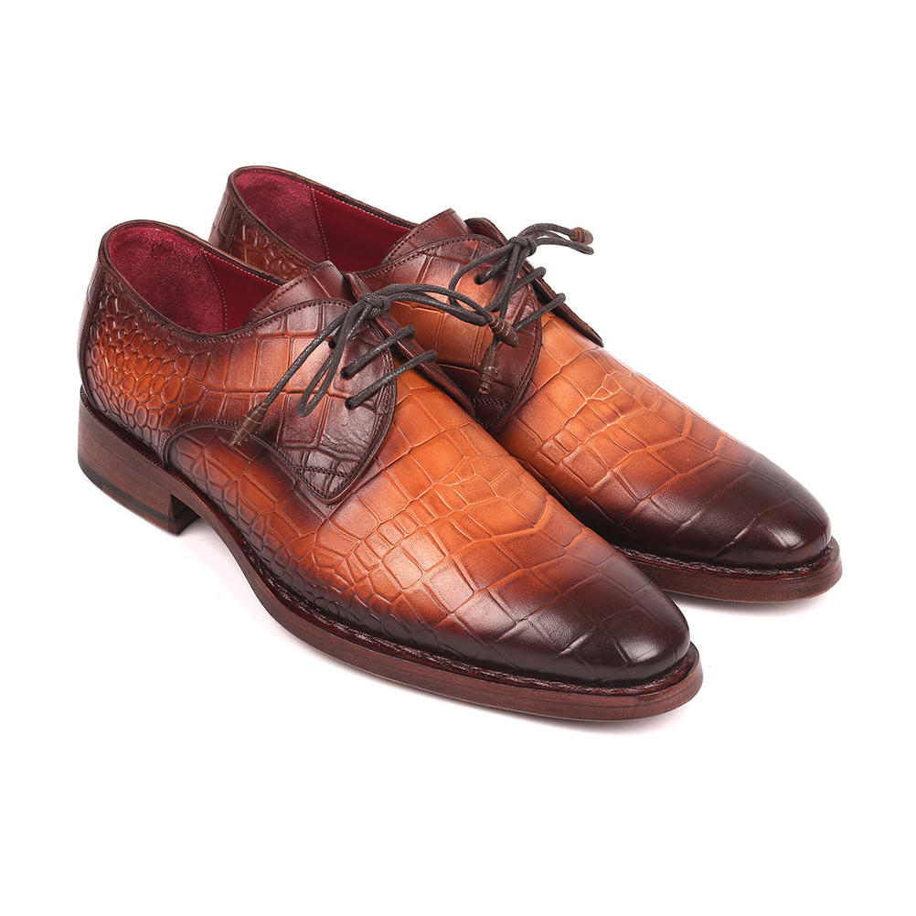 Gentleman's Oxford Shoes Classic Lace Up Formal Shoes Business Lather Brown Stone Shoes-vocosishoes