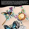6Pcs/set Diamond Painting Butterfly Coaster Cup Cushion Home Decor