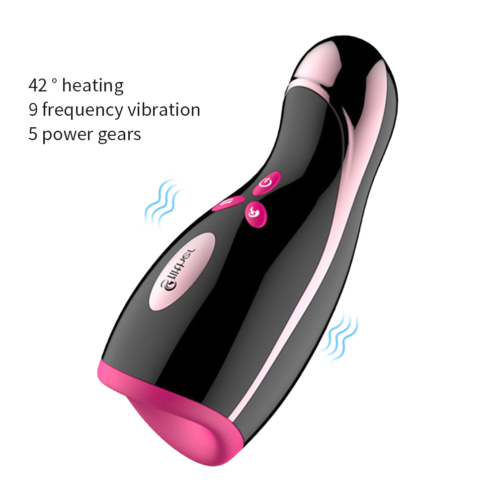 Automatic Telescopic Masturbator with Suction and Vibration for Men