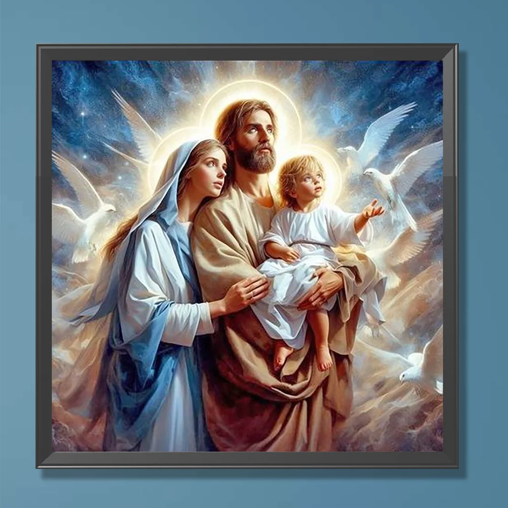 Diamond Painting - Full Round Drill - The Jesus Family(Canvas|30*30cm)