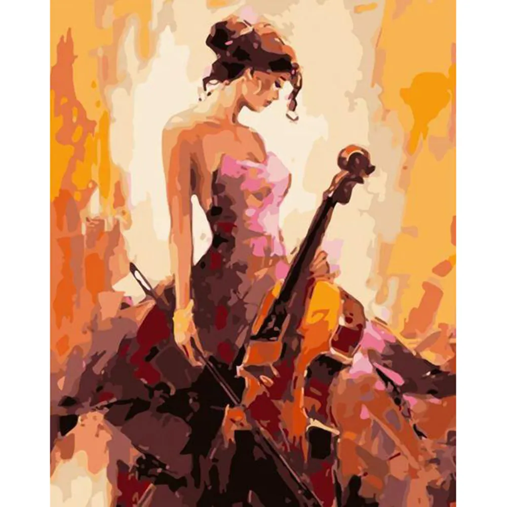 DIY Paint By Number 40*50cm - Violin Girl
