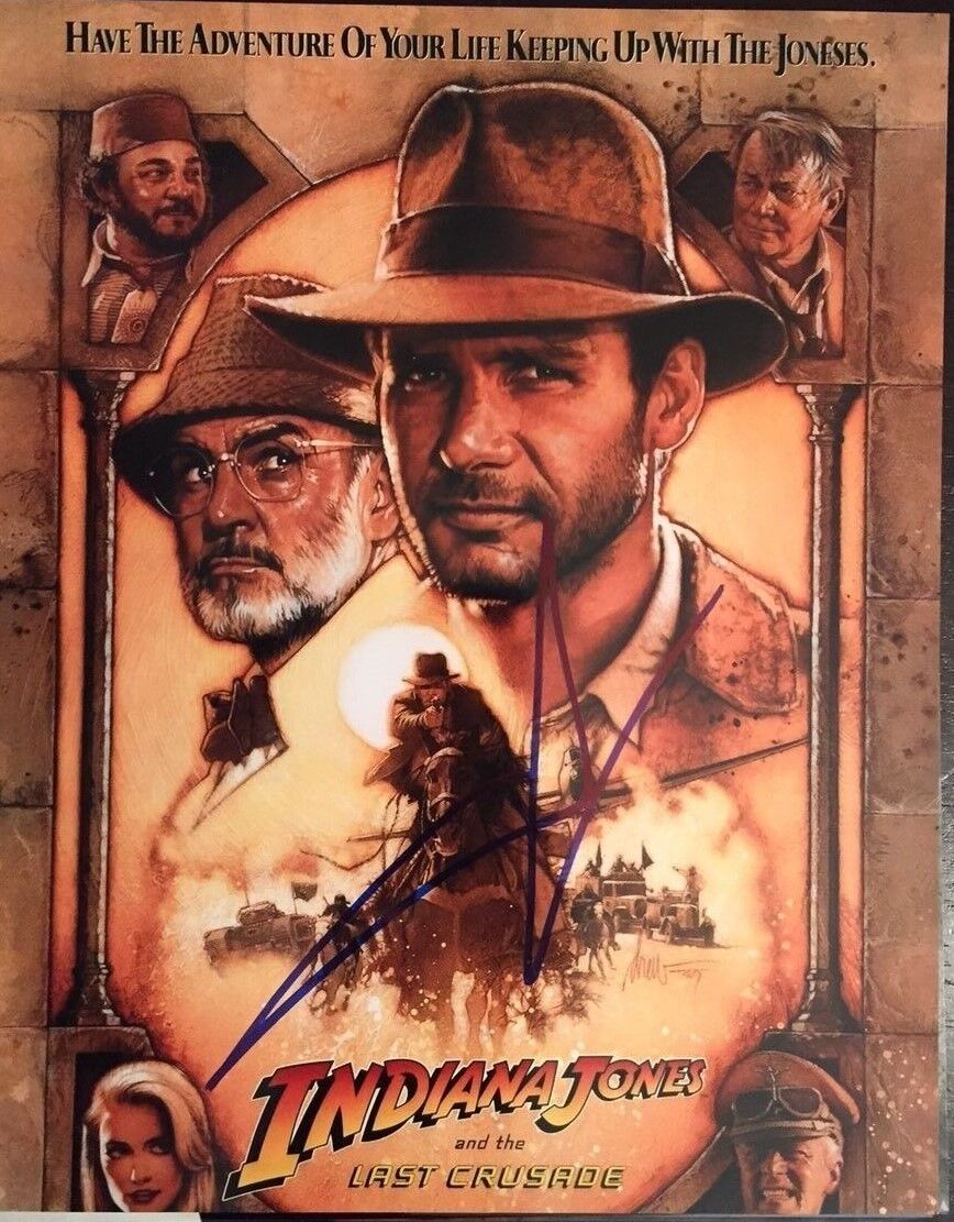 George Lucas signed autographed 8x10 Photo Poster painting Indiana Jones and the Last Crusade