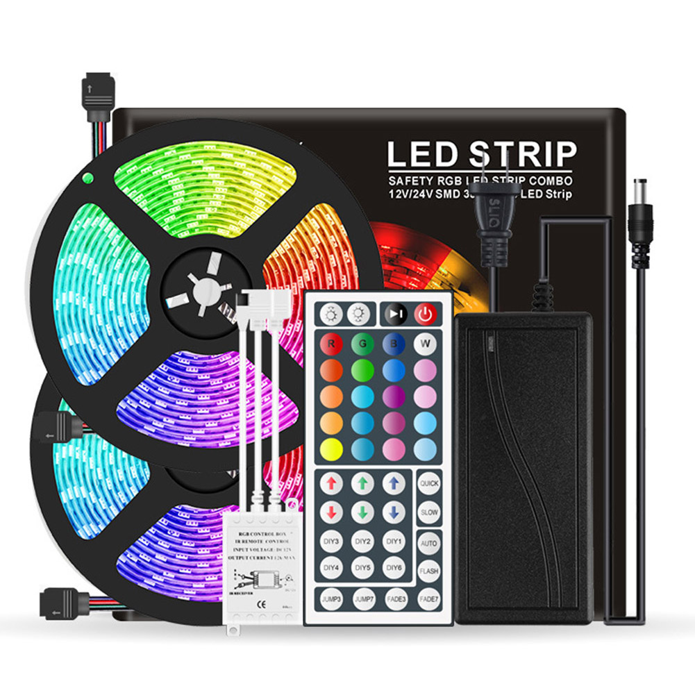 

2pcs LED Strips 44-button Remote Control Strips-Night Light, 501 Original