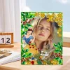 Diamond Painting Special Shape Floral Photo Frame -20*15