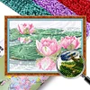 Bead Embroidery - Partial Printed 9CT Lotus(47x34 CM)