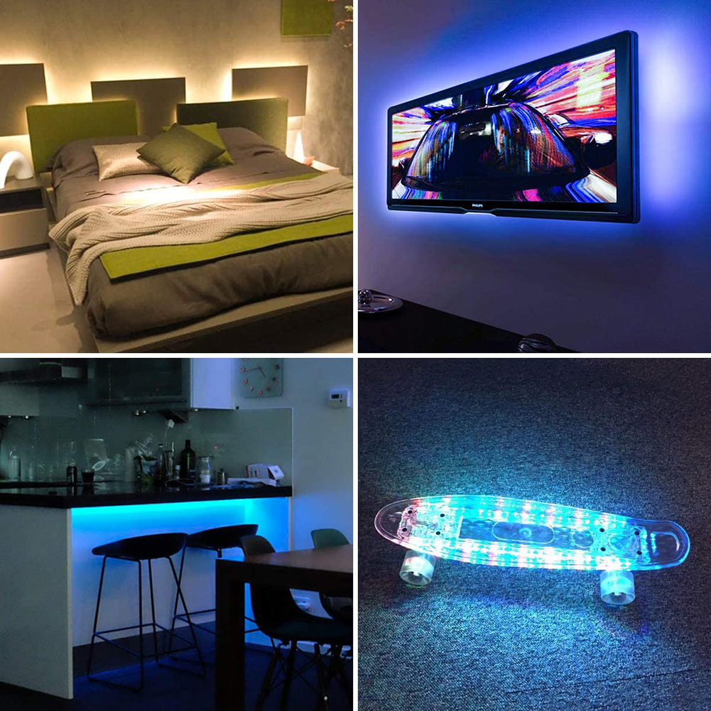 

LED Strip RGB Ribbon with Remote Control-Night Light, 5m+usb, 501 Original