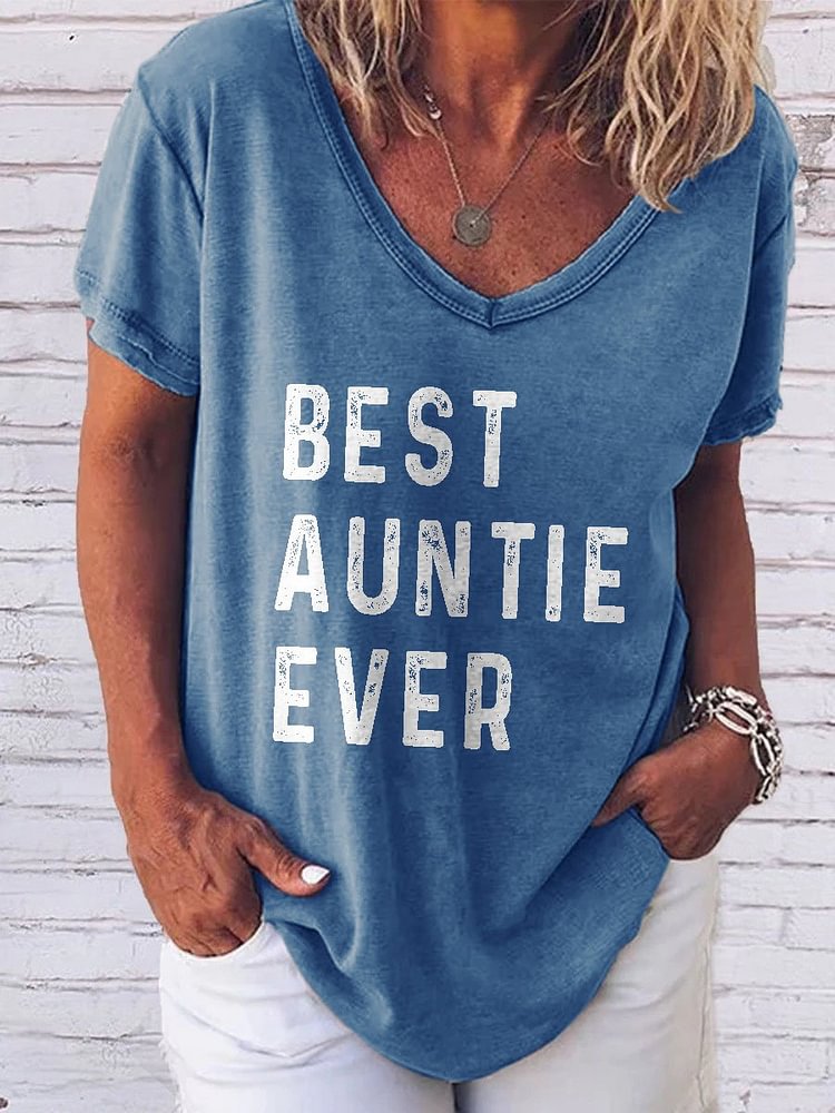 Bestdealfriday Best Auntie Ever Womens T-Shirt