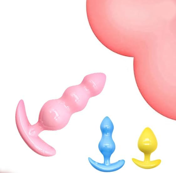 Butt Anal Plug Anus Trainer for Comfortable Long-Term Wear, Soft Silicone