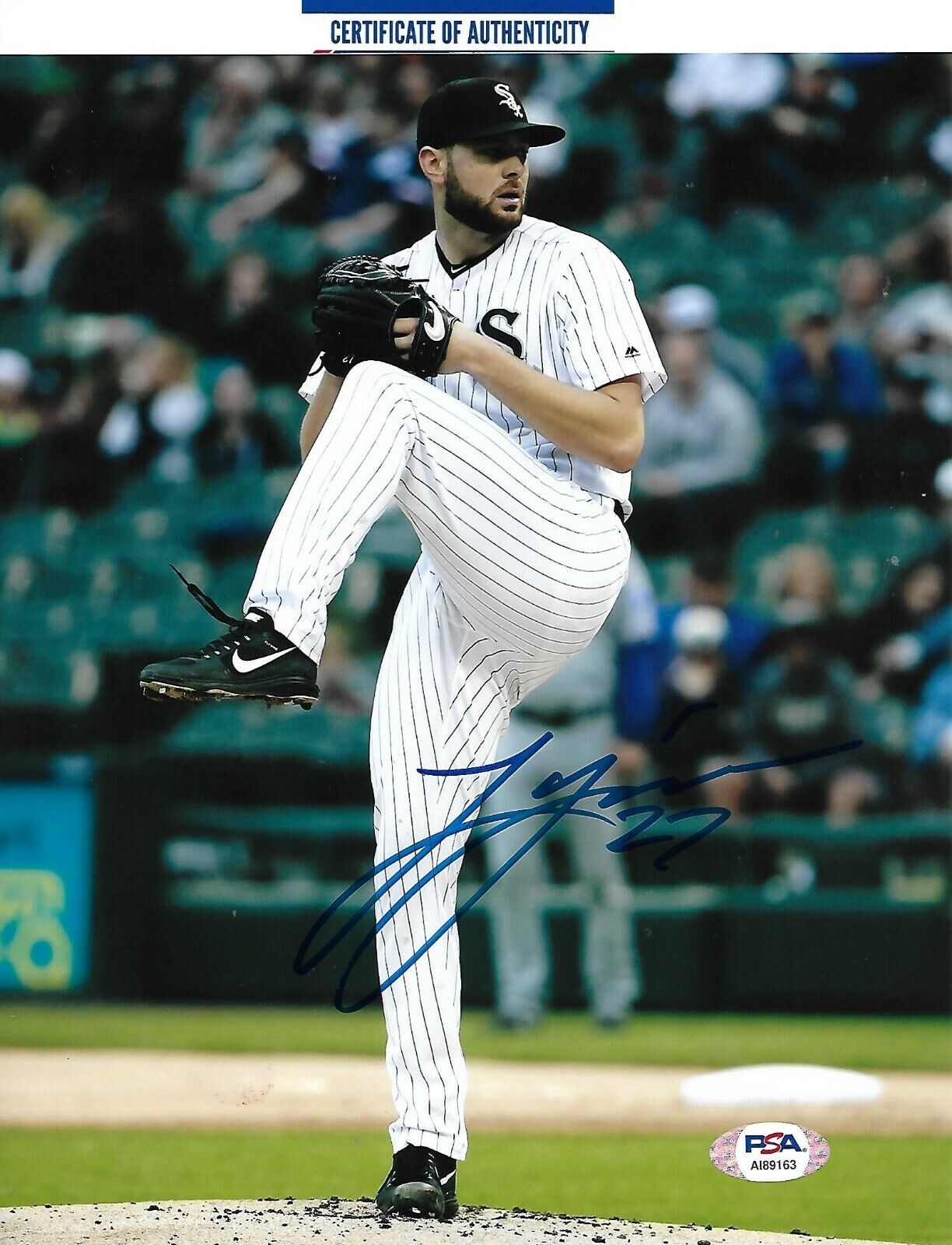 LUCAS GIOLITO signed autographed CHICAGO WHITE SOX 8X10 Photo Poster painting w COA PSA AI89163