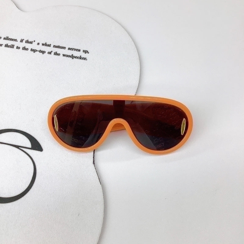 New Children’s Sunglasses Retro UV-proof Beach Baby Sunglasses Boys And Girls Concave Glasses Fashion