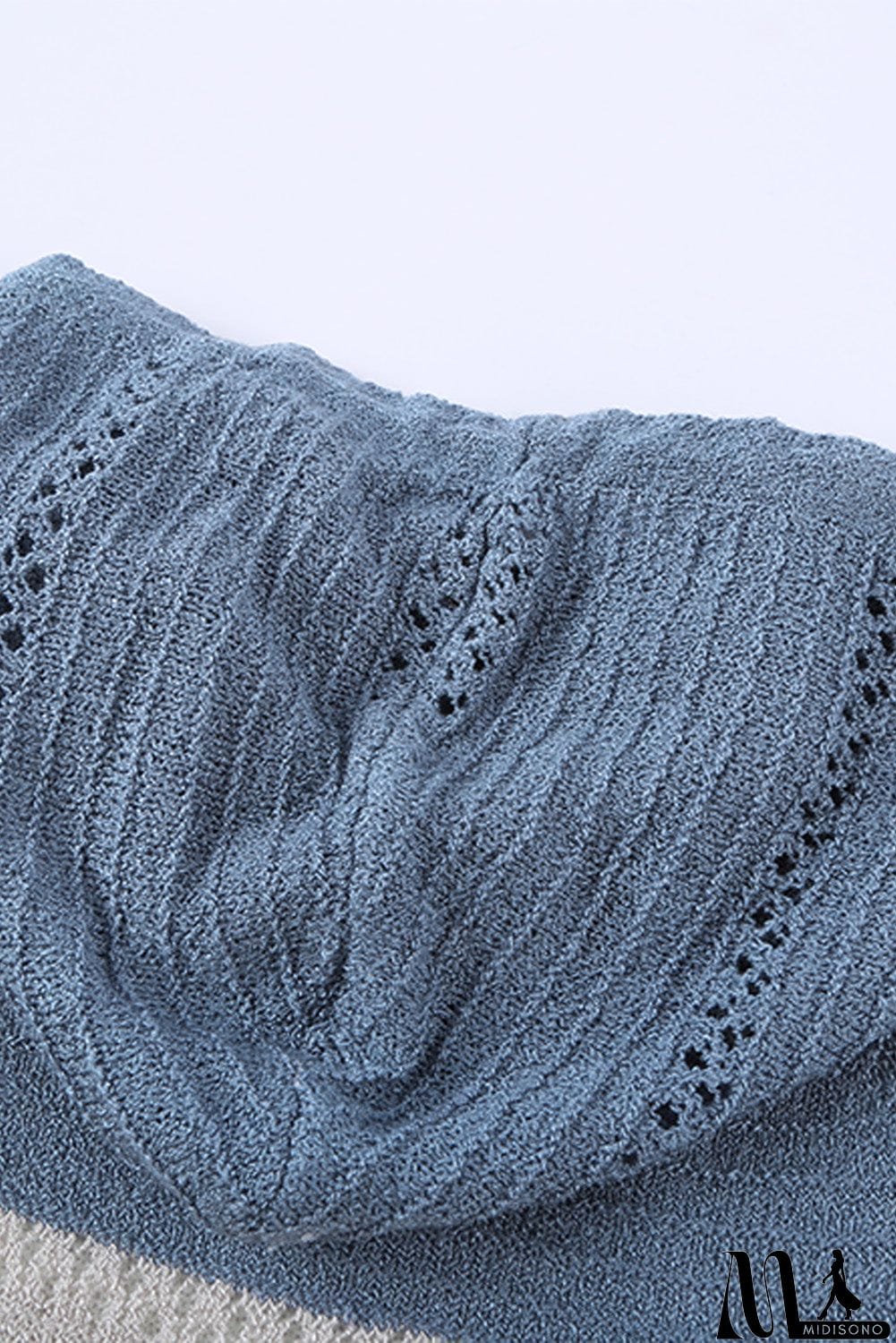 MidiSono - Classic Beach Bonfire Knitted Hoodie