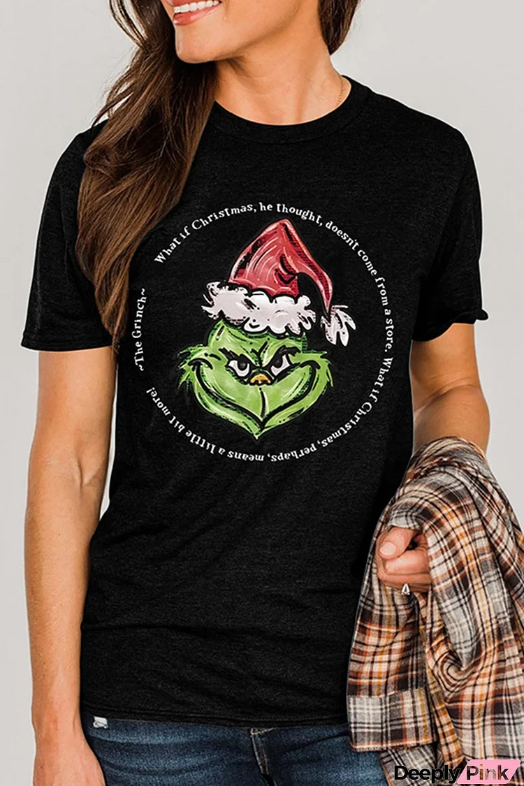 Christmas Chest Printed Cotton T-shirt