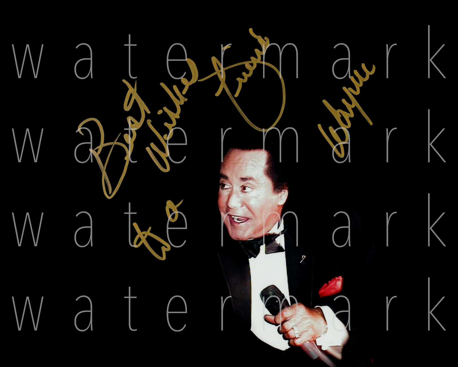 Wayne Newton signed 8X10 inch print Photo Poster painting picture poster autograph RP