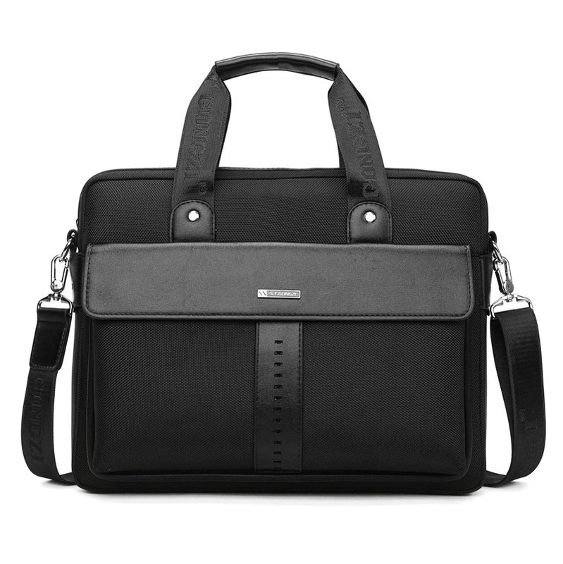 Business Men’s Briefcase Canvas Handbag Oxford Hand File Business Work Computer Bag Large Capacity Men’s Bag