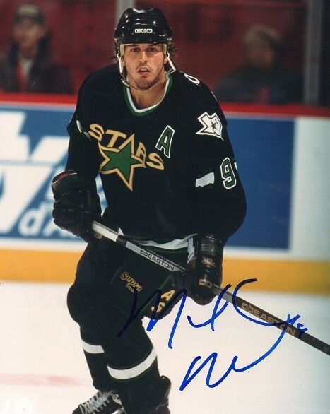 *MIKE MODANO*SIGNED*AUTOGRAPHED*Photo Poster painting*DALLAS*STARS*NHL*HOCKEY*HOF*COA*8X10*