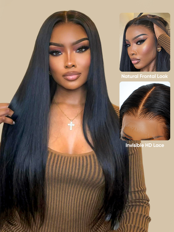 Boruihair Straight HD Lace Wig | 13x4, 13x6 Frontal & 5x5 Closure | 100% Human Hair