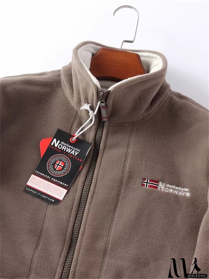MidiSono - Men's Cozy Double-Sided Plush Winter Thermal Coat