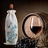 DIY Diamond Painting Wine Bags Diamond Art Liquor Bottle Covers Kit (Flowers)