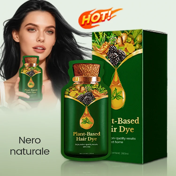 Tintura per capelli delicata a base vegetale ad azione rapida (50% di sconto)