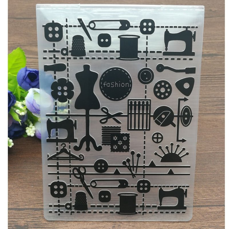 The Plastic Embossing Folders for DIY Scrapbooking Paper Craft/Card Making Decoration Supplies