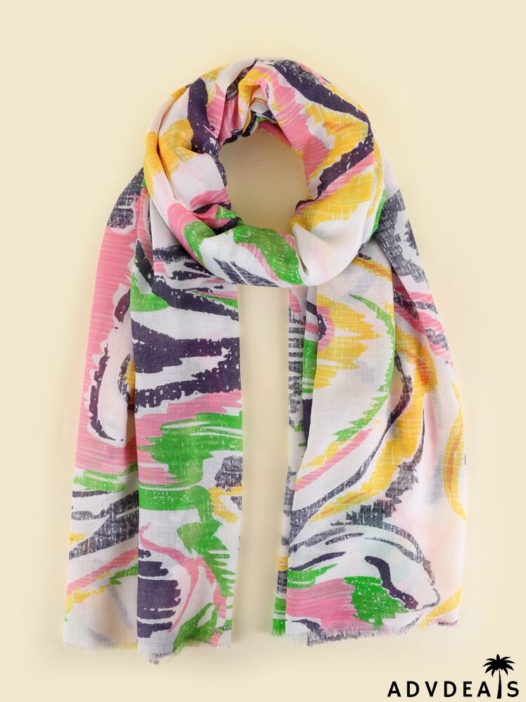 Allover Graphic Scarf