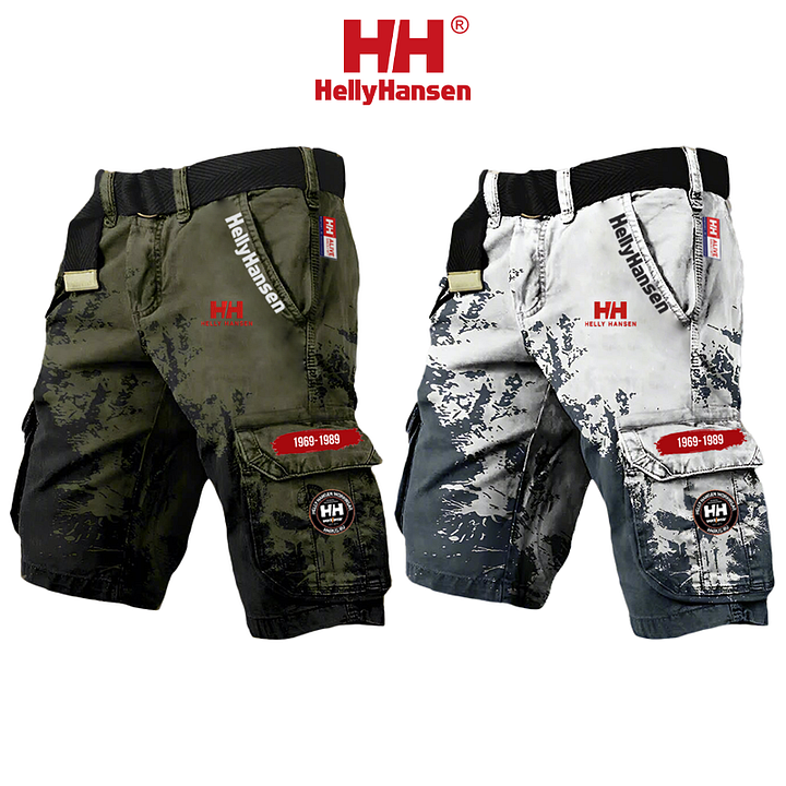 Pánské letní prodyšné, nepromokavé víceúčelové outdoorové kraťasy Helly Hansen®, nové (balení po 2 ks)