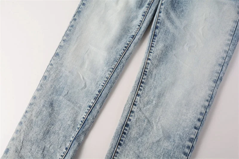 Purple 2023 New Fashion Jeans 9053