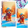 uk.everydayedeals (Limited Stock)Diamond Painting - Full Round - Dog in the Sunshine Snow(40*70cm)